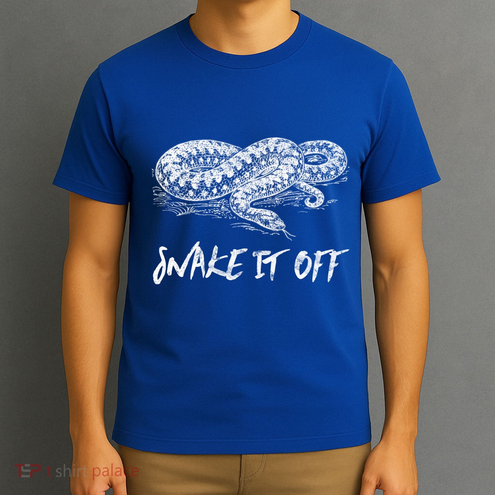 Funny Reptile Gift Snake It Off Meme Hognose Gift T-Shirt