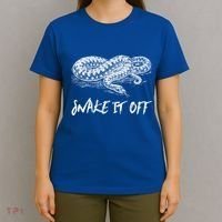 Funny Reptile Gift Snake It Off Meme Hognose Gift T-Shirt thumb 4