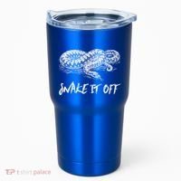 Funny Reptile Gift Snake It Off Meme Hognose Gift Tumbler thumb 0
