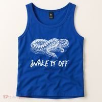 Funny Reptile Gift Snake It Off Meme Hognose Gift Tank Top thumb 2