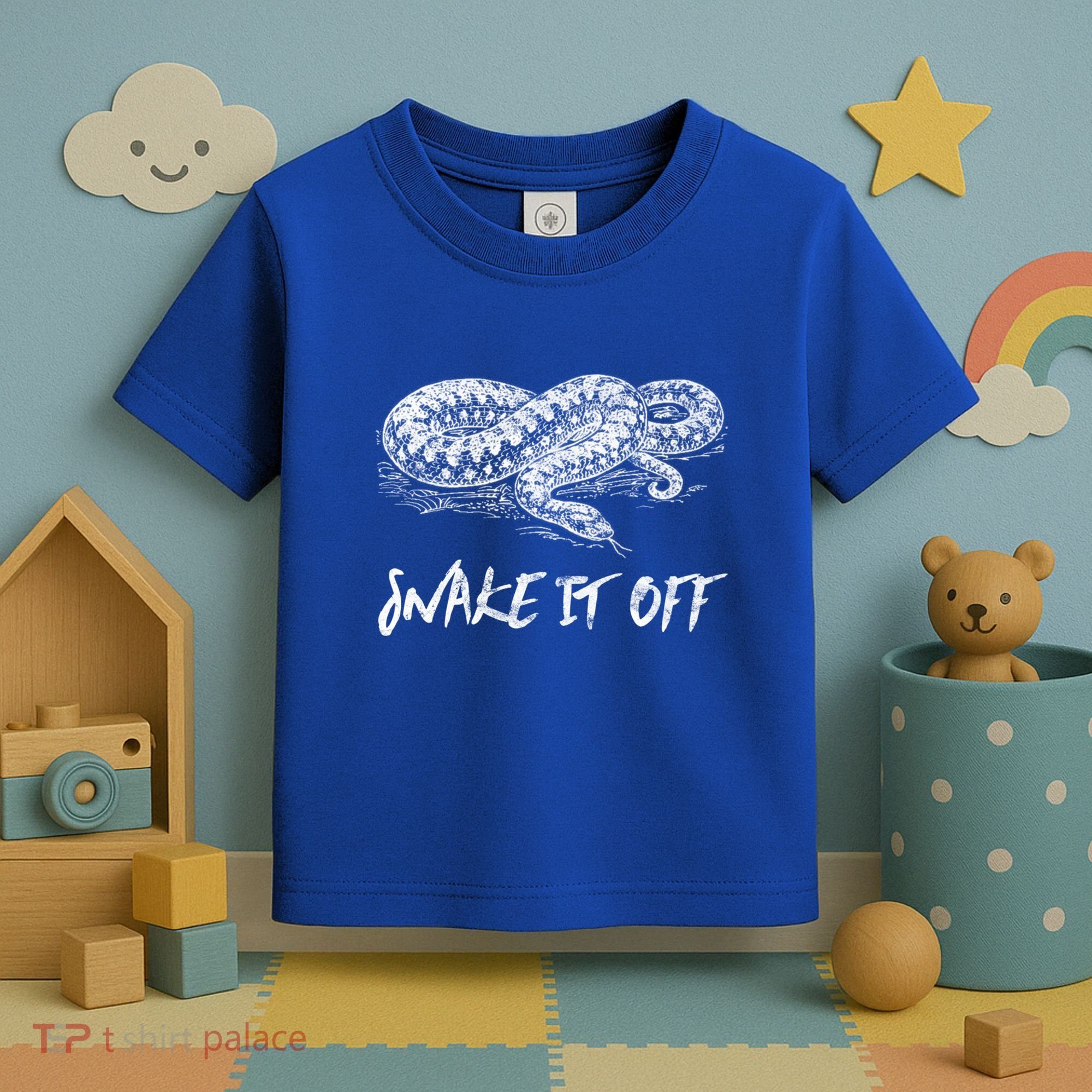 Funny Reptile Gift Snake It Off Meme Hognose Gift Toddler T-Shirt