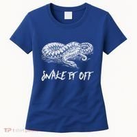 Funny Reptile Gift Snake It Off Meme Hognose Gift Women's T-Shirt thumb 0