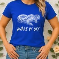 Funny Reptile Gift Snake It Off Meme Hognose Gift Women's T-Shirt thumb 2