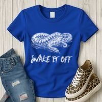 Funny Reptile Gift Snake It Off Meme Hognose Gift Women's T-Shirt thumb 3