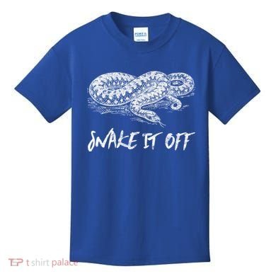 Funny Reptile Gift Snake It Off Meme Hognose Gift Kids T-Shirt