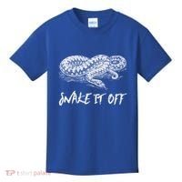 Funny Reptile Gift Snake It Off Meme Hognose Gift Kids T-Shirt thumb 0