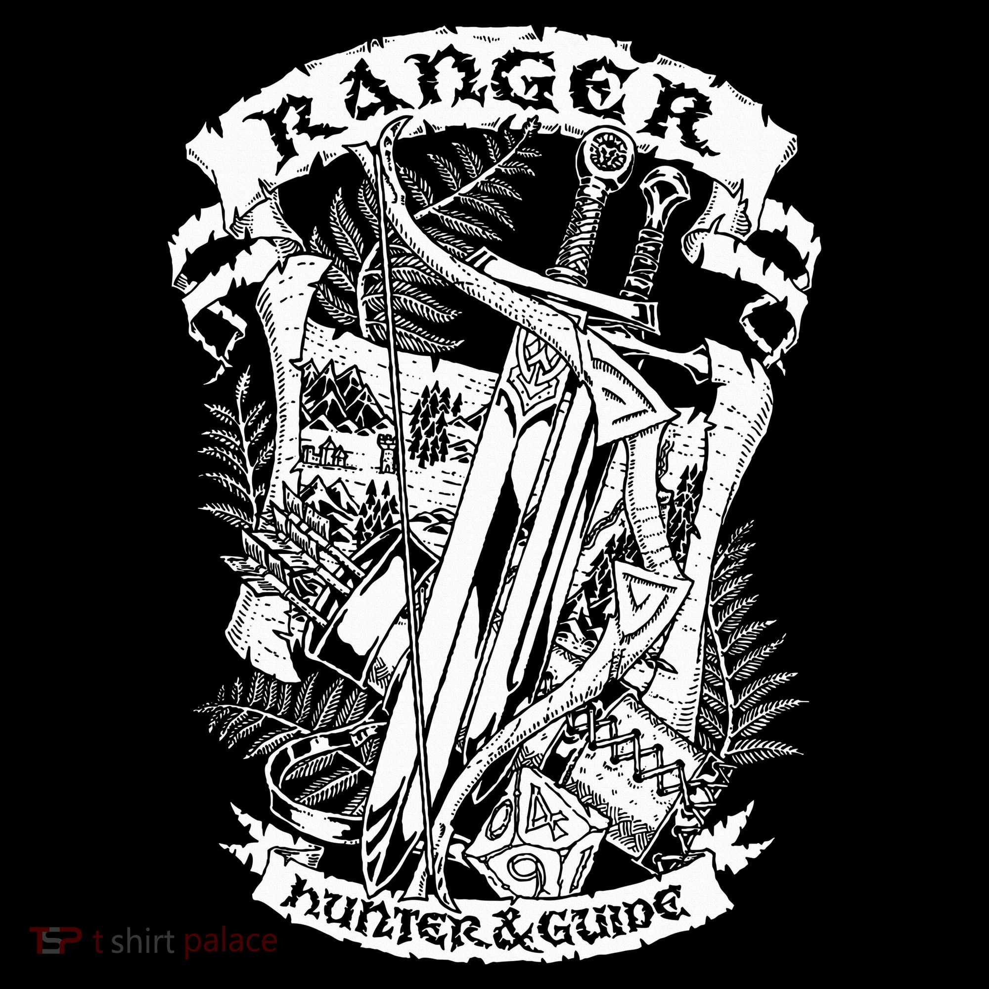 Fantasy Roleplaying Game Ranger Toddler Hoodie