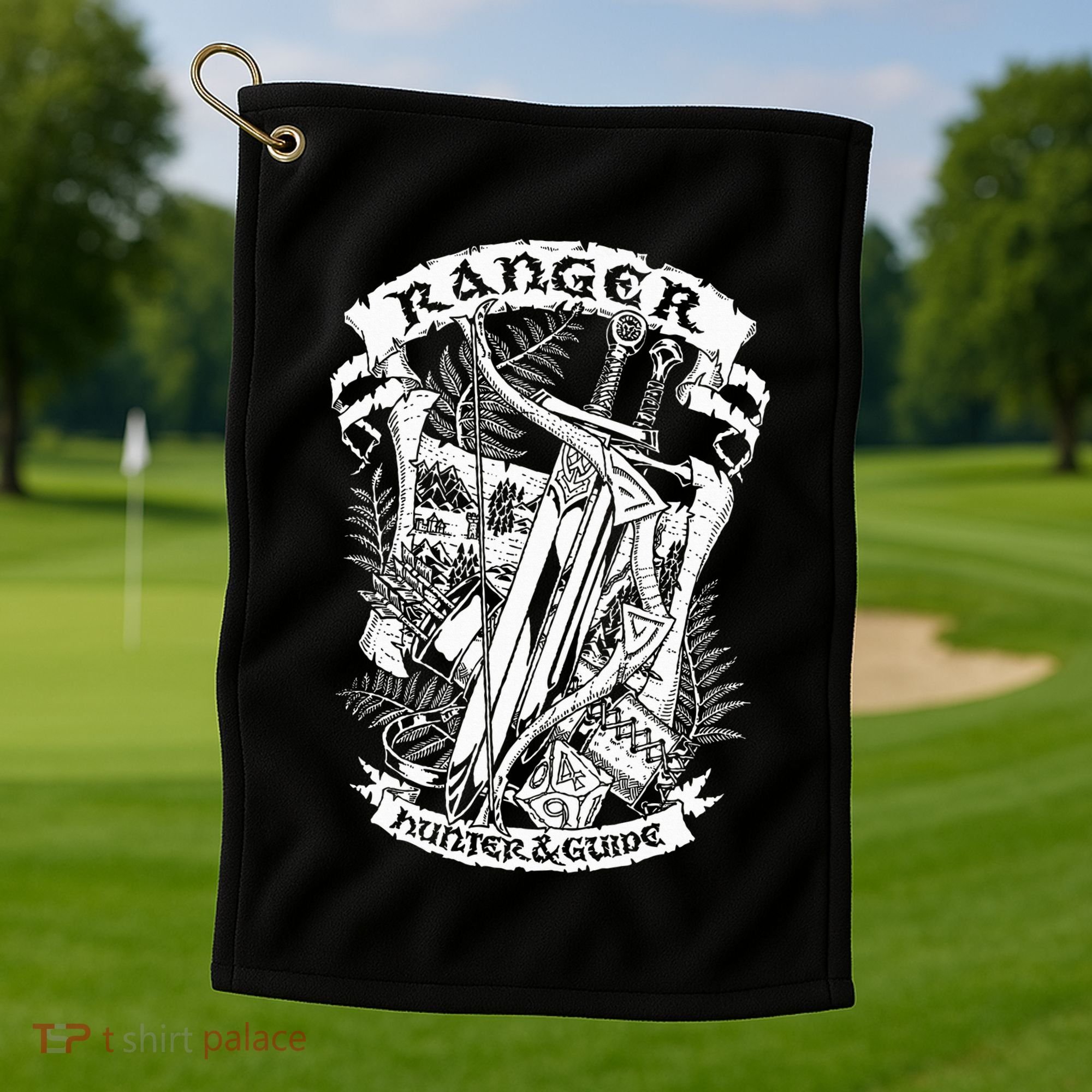 Fantasy Roleplaying Game Ranger Golf Towel