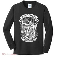 Fantasy Roleplaying Game Ranger Kids Long Sleeve Shirt thumb 0