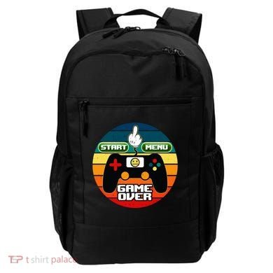 Funny Retro Game Over Gamer Backpack