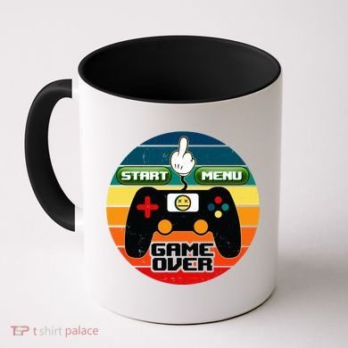 Funny Retro Game Over Gamer Coffee Mug