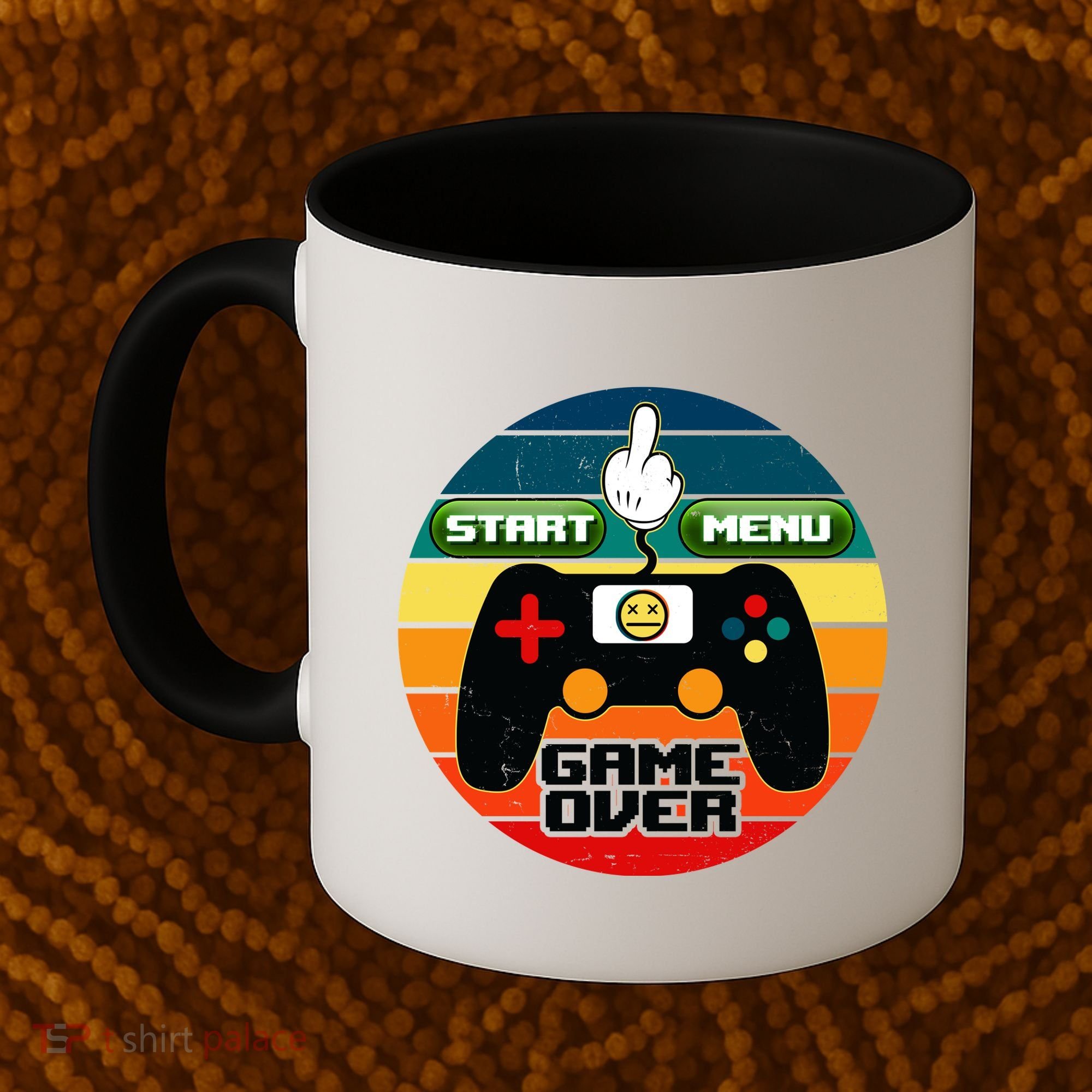 Funny Retro Game Over Gamer Coffee Mug