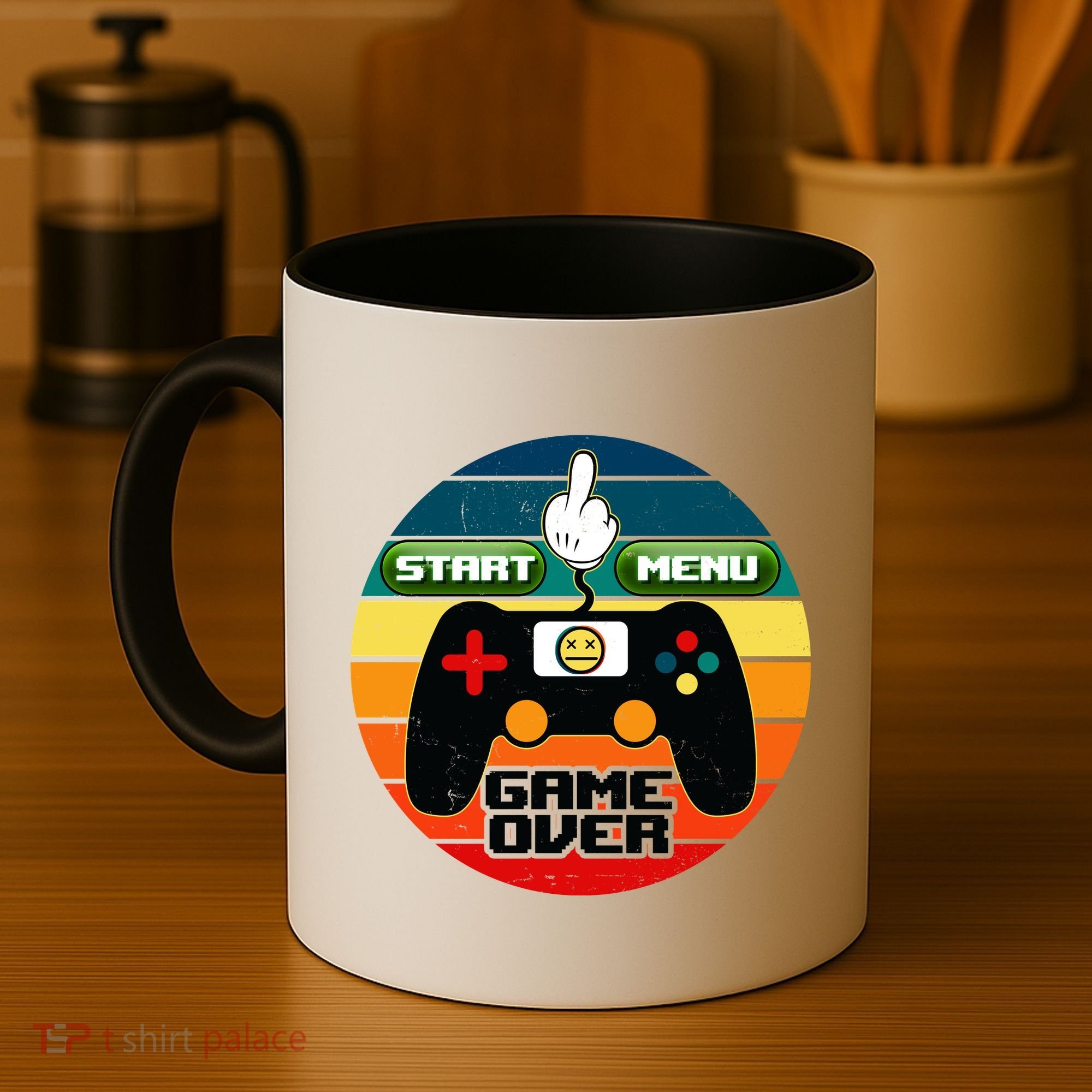 Funny Retro Game Over Gamer Coffee Mug
