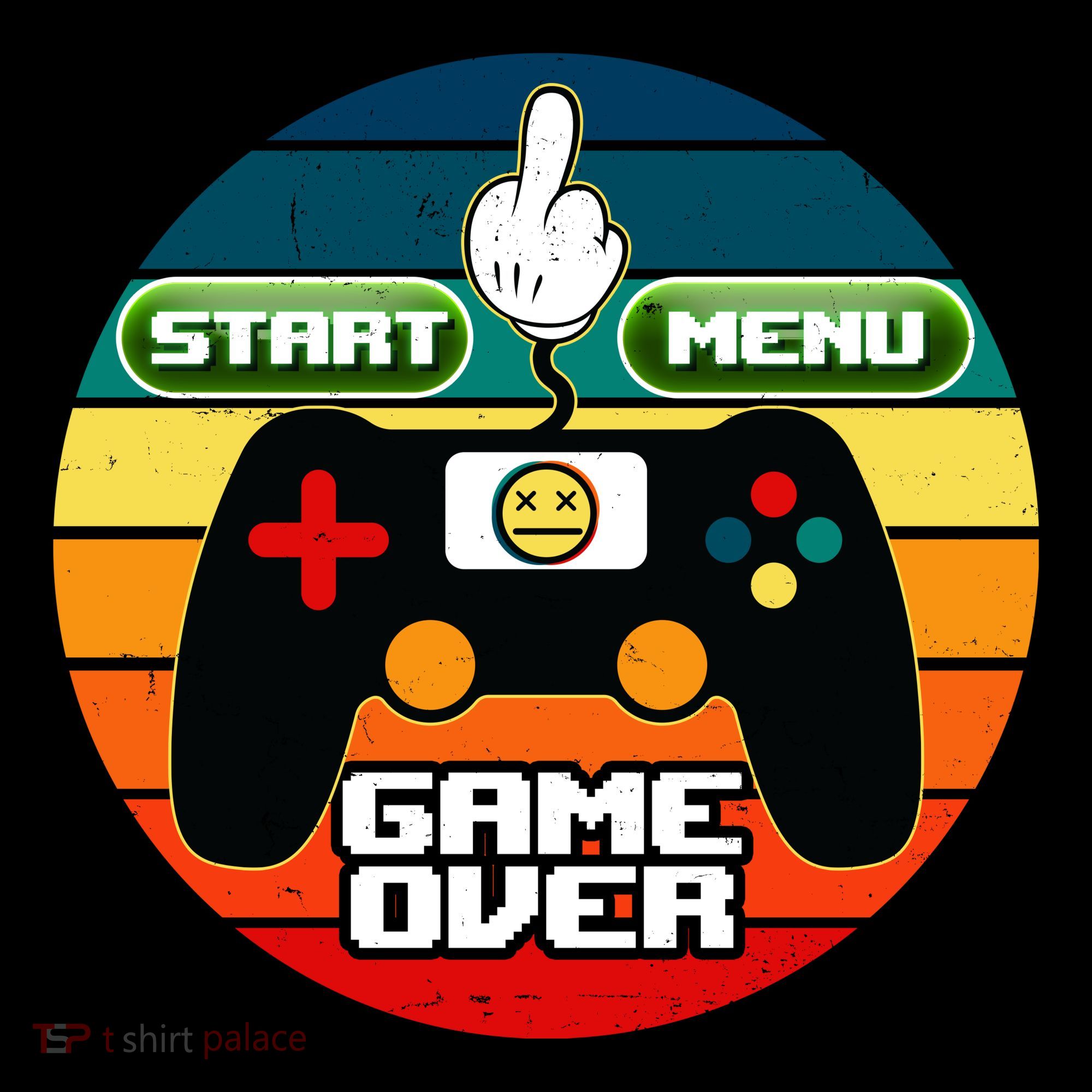 Funny Retro Game Over Gamer Women's Hoodie