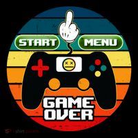 Funny Retro Game Over Gamer Baby Bodysuit thumb 2