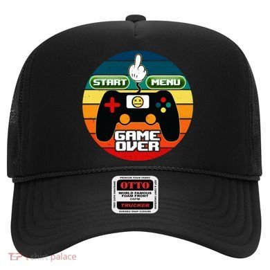 Funny Retro Game Over Gamer Hat