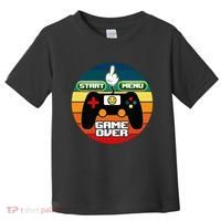 Funny Retro Game Over Gamer Toddler T-Shirt thumb 0