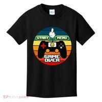 Funny Retro Game Over Gamer Kids T-Shirt thumb 0