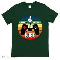 Funny Retro Game Over Gamer T-Shirt thumb 0