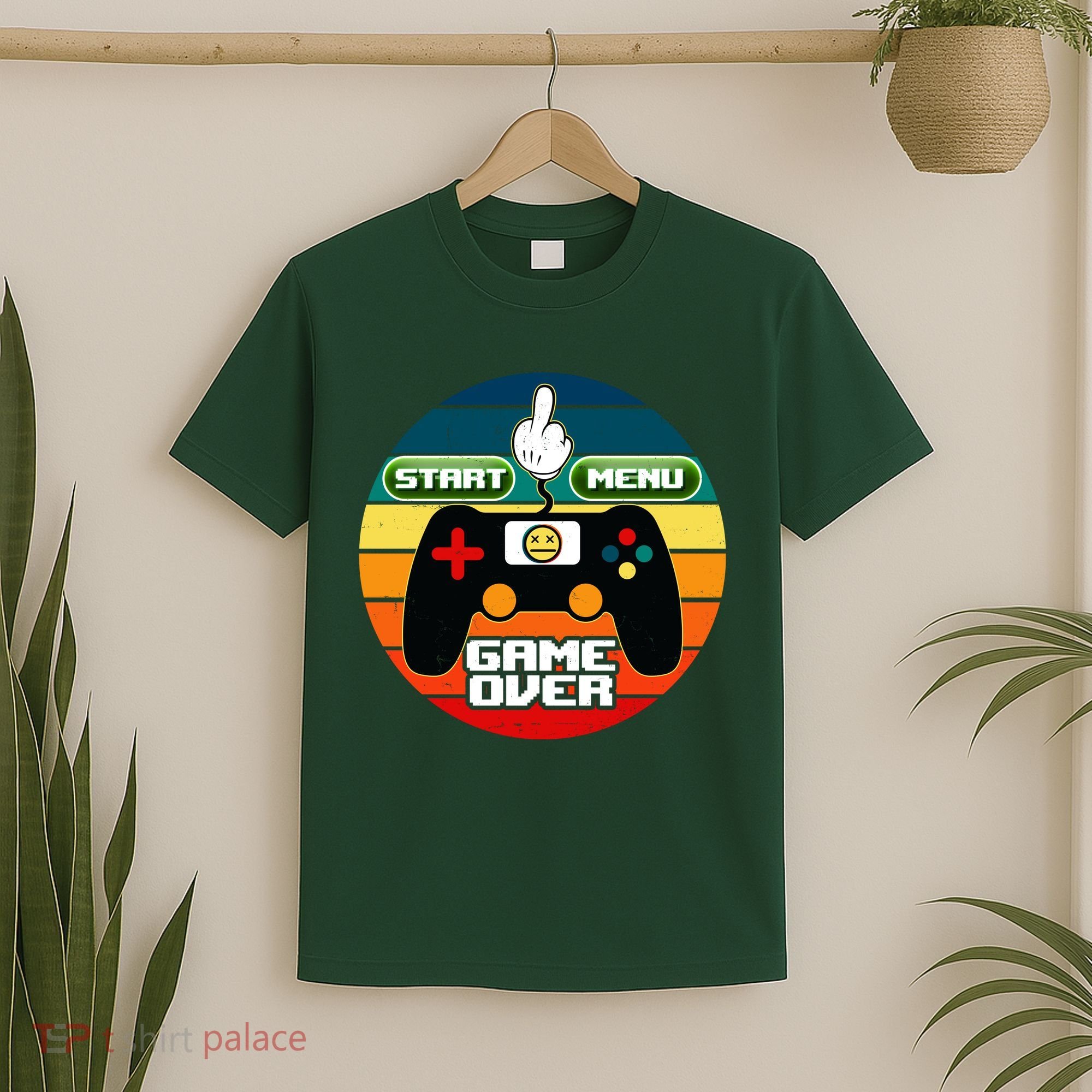 Funny Retro Game Over Gamer T-Shirt