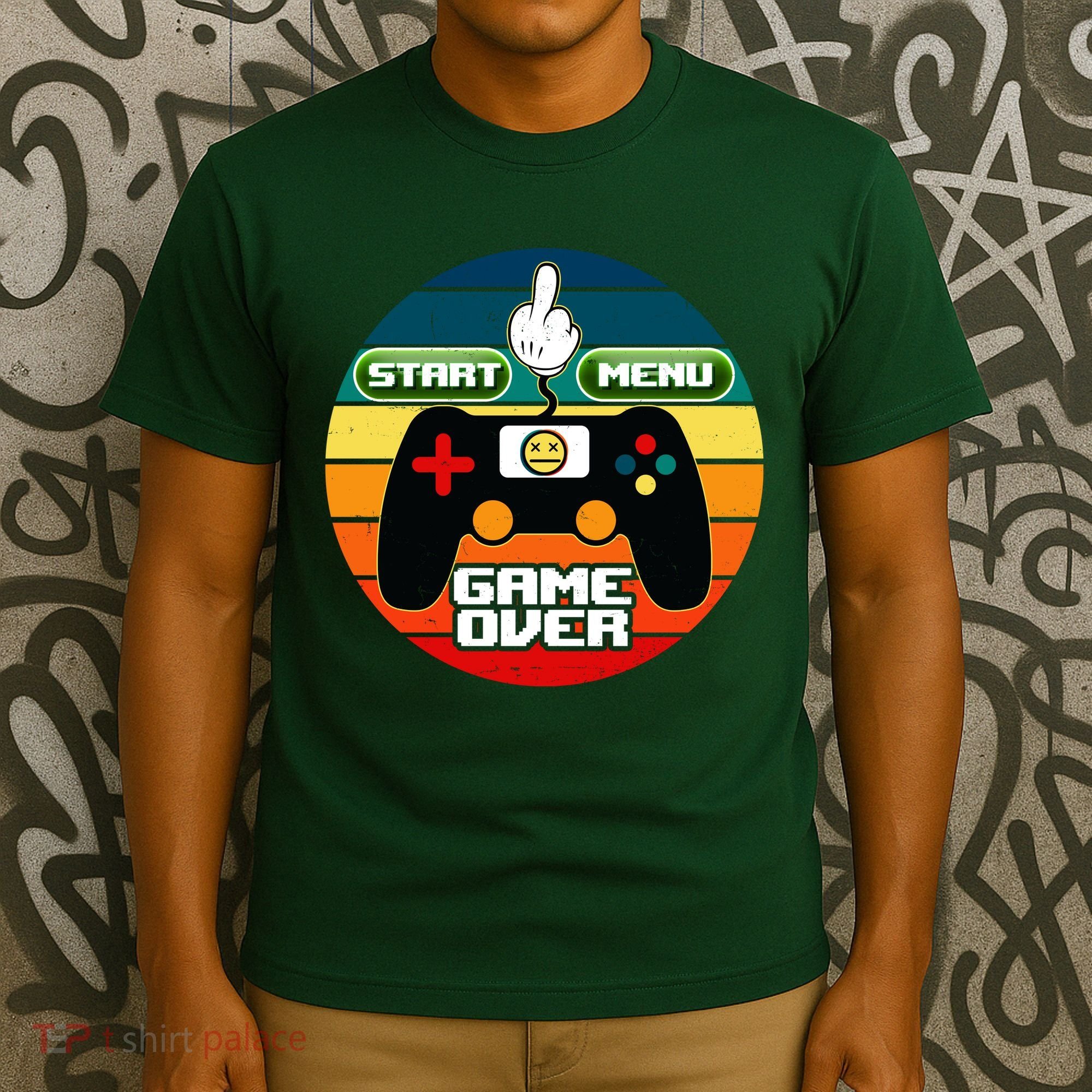 Funny Retro Game Over Gamer T-Shirt