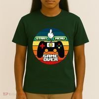 Funny Retro Game Over Gamer T-Shirt thumb 4