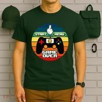 Funny Retro Game Over Gamer T-Shirt thumb 6