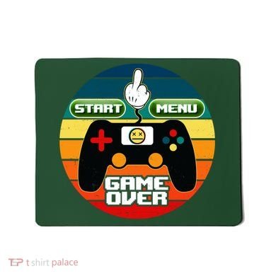 Funny Retro Game Over Gamer Mousepad