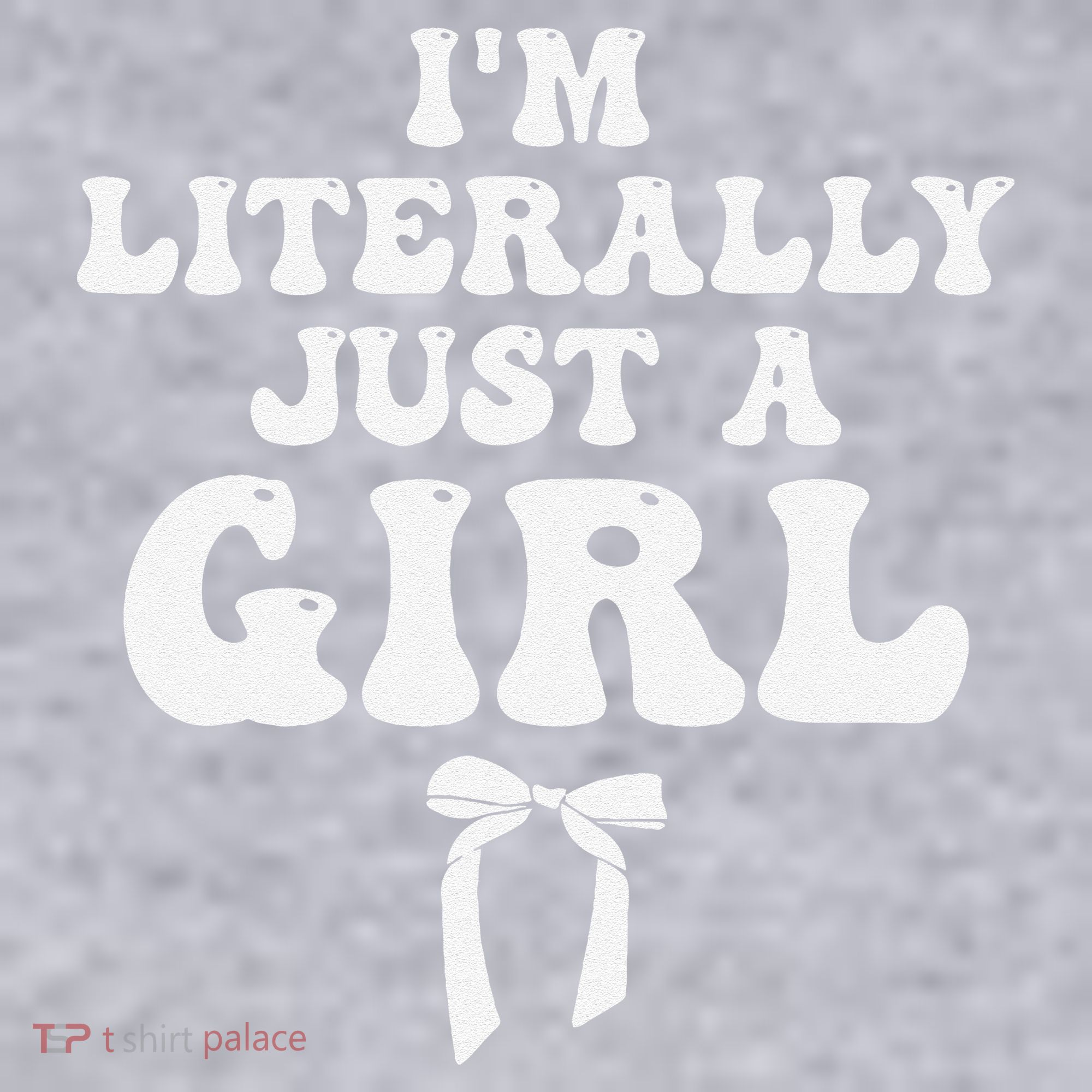 Funny Retro Groovy IM Literally Just A Girl Women's Racerback Cropped Tank