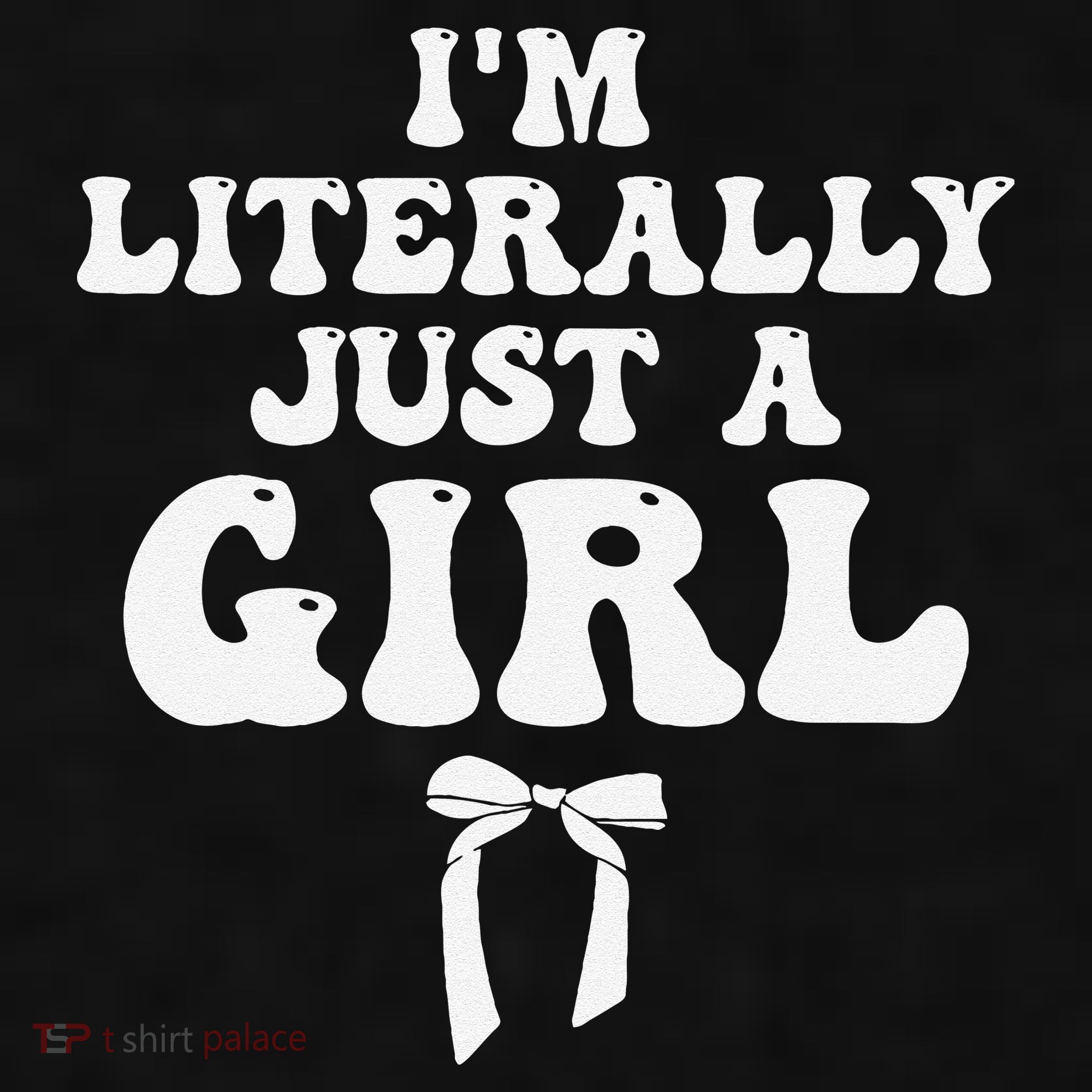 Funny Retro Groovy IM Literally Just A Girl Ladies PosiCharge Tri-Blend Wicking Tank