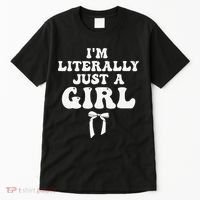 Funny Retro Groovy IM Literally Just A Girl Tall T-Shirt thumb 0