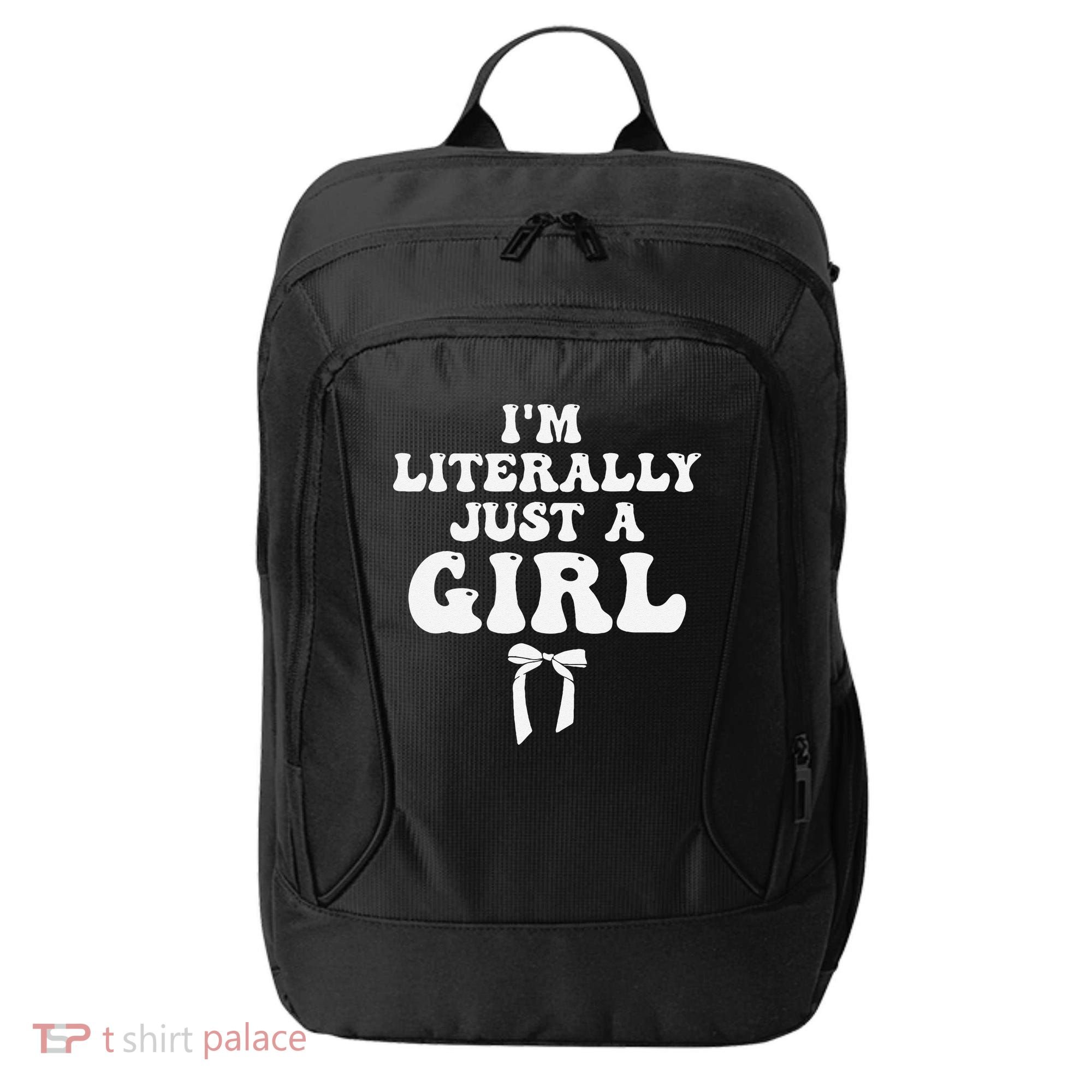 Funny Retro Groovy IM Literally Just A Girl City Backpack