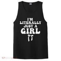 Funny Retro Groovy IM Literally Just A Girl PosiCharge Competitor Tank thumb 0