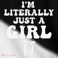 Funny Retro Groovy IM Literally Just A Girl Toddler Fine Jersey T-Shirt thumb 2