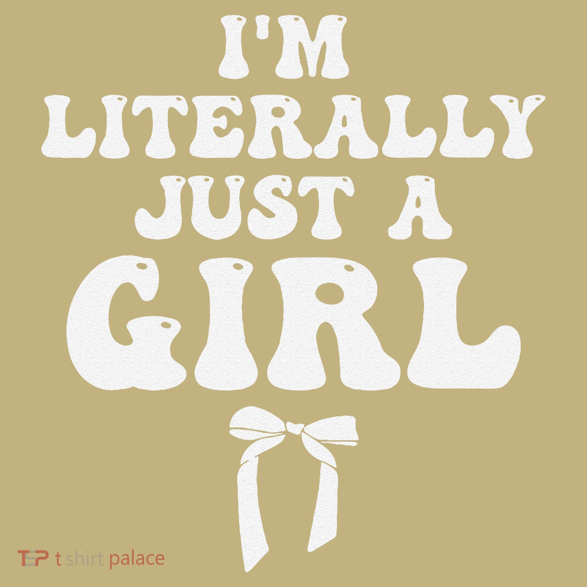 Funny Retro Groovy IM Literally Just A Girl Mousepad