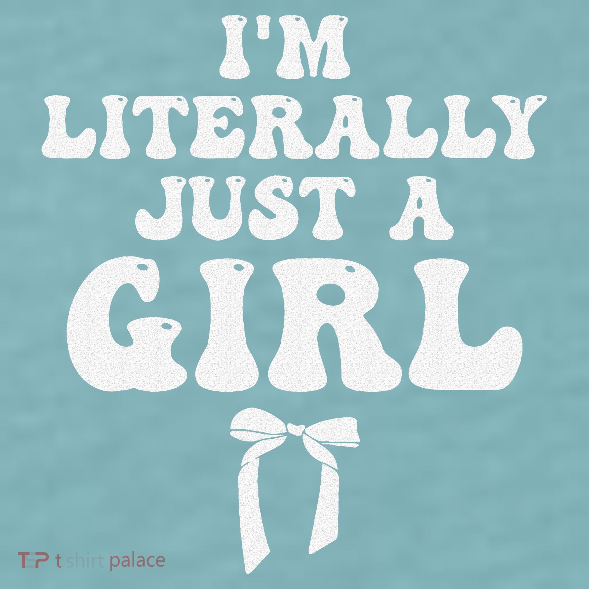 Funny Retro Groovy IM Literally Just A Girl Sueded Cloud Jersey T-Shirt