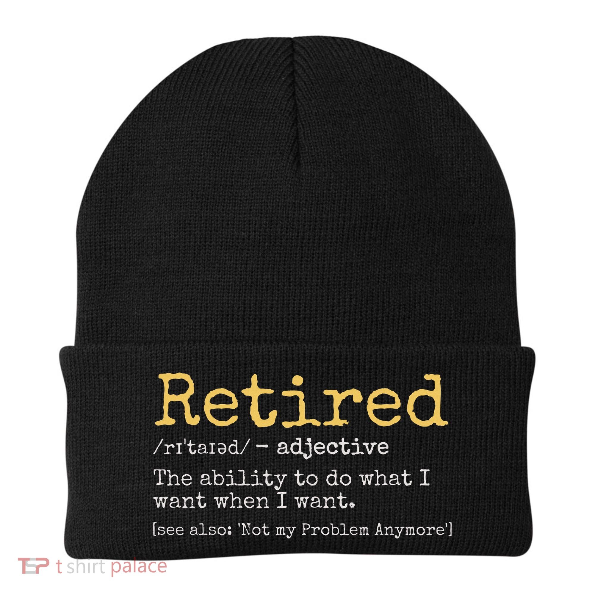 Funny Retirement Gag Beanie