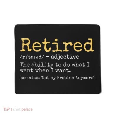 Funny Retirement Gag Mousepad