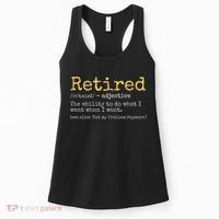 Funny Retirement Gag Women's Tank Top thumb 0