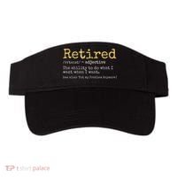 Funny Retirement Gag Visor thumb 0