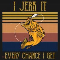 Funny Rude Humor Fishing I Jerk It Every Chance I Get Women's Tank Top thumb 5