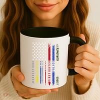 First Responders Hero Flag Nurse Ems Police Fire Military Cool Gift Coffee Mug thumb 3