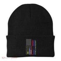 First Responders Hero Flag Nurse Ems Police Fire Military Cool Gift Beanie thumb 0