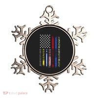 First Responders Hero Flag Nurse Ems Police Fire Military Cool Gift Ornament thumb 0