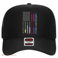 First Responders Hero Flag Nurse Ems Police Fire Military Cool Gift Hat thumb 0