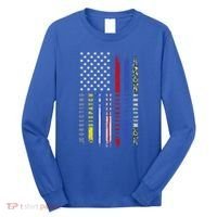 First Responders Hero Flag Nurse Ems Police Fire Military Cool Gift Long Sleeve Shirt thumb 0