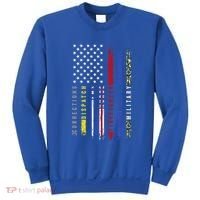 First Responders Hero Flag Nurse Ems Police Fire Military Cool Gift Sweatshirt thumb 0