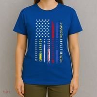 First Responders Hero Flag Nurse Ems Police Fire Military Cool Gift T-Shirt thumb 4