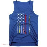 First Responders Hero Flag Nurse Ems Police Fire Military Cool Gift Tank Top thumb 0