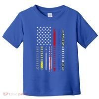 First Responders Hero Flag Nurse Ems Police Fire Military Cool Gift Toddler T-Shirt thumb 0